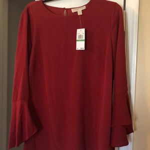 Michael Kors red shirt